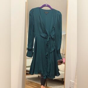 Emerald green dress